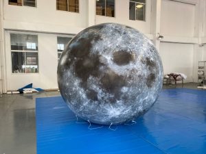 Helium Advertising Balloon 3m PVC Moon Shape