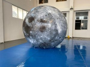 Helium Advertising Balloon 3m PVC Moon Shape
