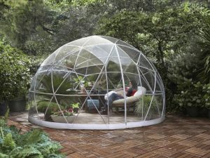 Garden Igloo Frame Dome Hard Sphere Shelter for Backyard Garden